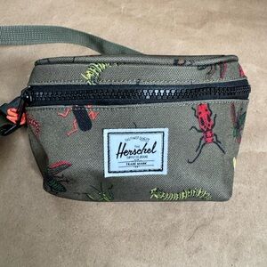 Herschel Kids Heritage Hip Pack Bag - Bugs. 6” by 4” by 2.5” (at opening)